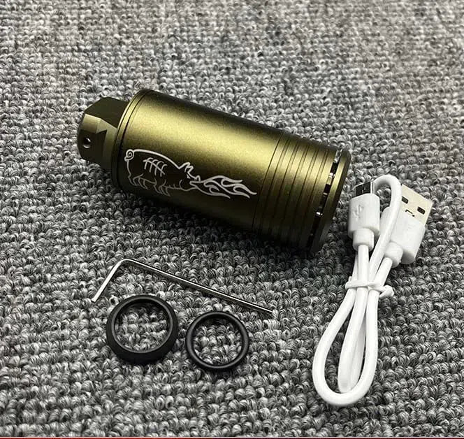 Noveske Spitfire Pig 14mm CCW Flashlight Suppressor-m416gelblaster-brown-m416gelblaster