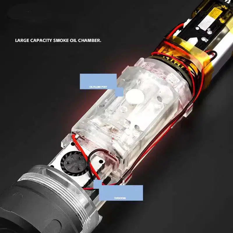 Metal Rainbow Tracer Unit Silencer with Smoke-m416gelblaster-m416gelblaster