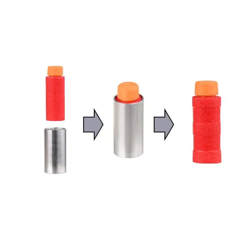 Worker Three Ring Bamboo Short Darts Mould-nerf part-Biu Blaster-Uenel