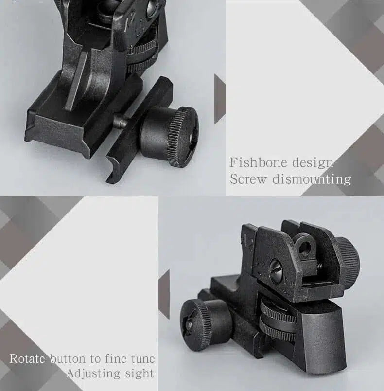 M4 CQB Adjustable Rear Sight-m416gelblaster-m416gelblaster