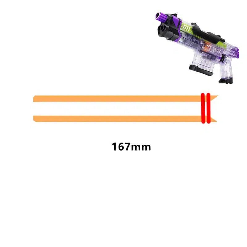 M1 Bread Machine Blaster Upgrade Parts-m416gelblaster-167mm bronze barrel-m416gelblaster