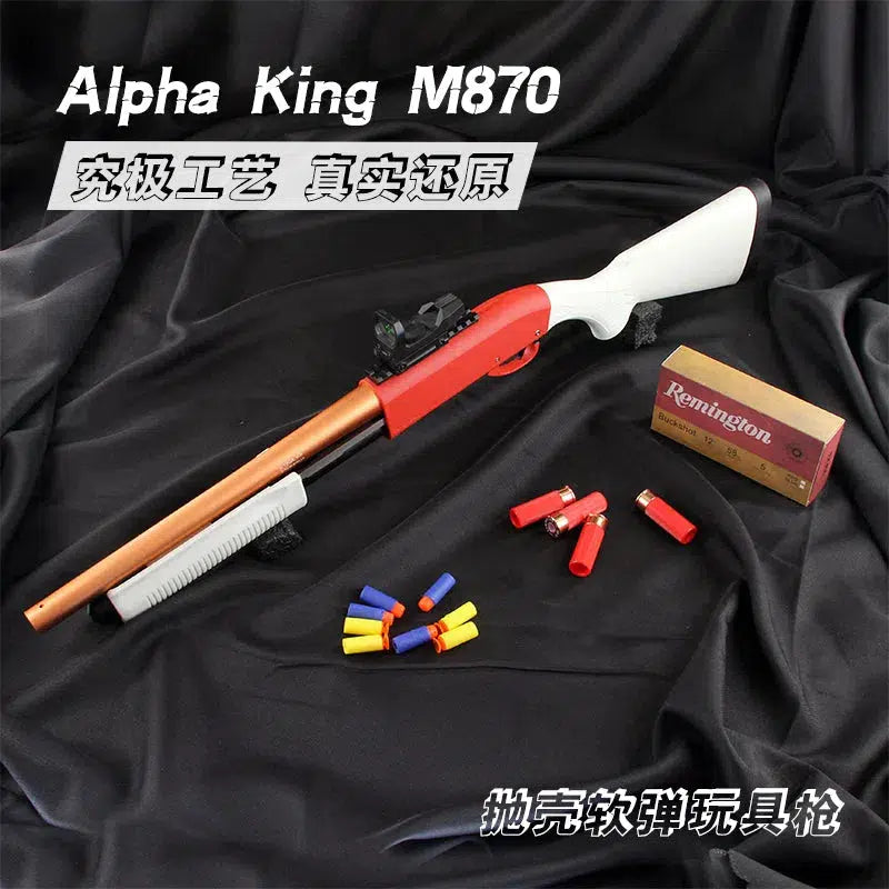 AKA Alpha King M870 R1 Foam Blaster-m416gelblaster-m416gelblaster