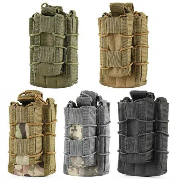 Open Top Double Decker MOLLE Tactical Mag Pouch-pouch-Biu Blaster-Biu Blaster