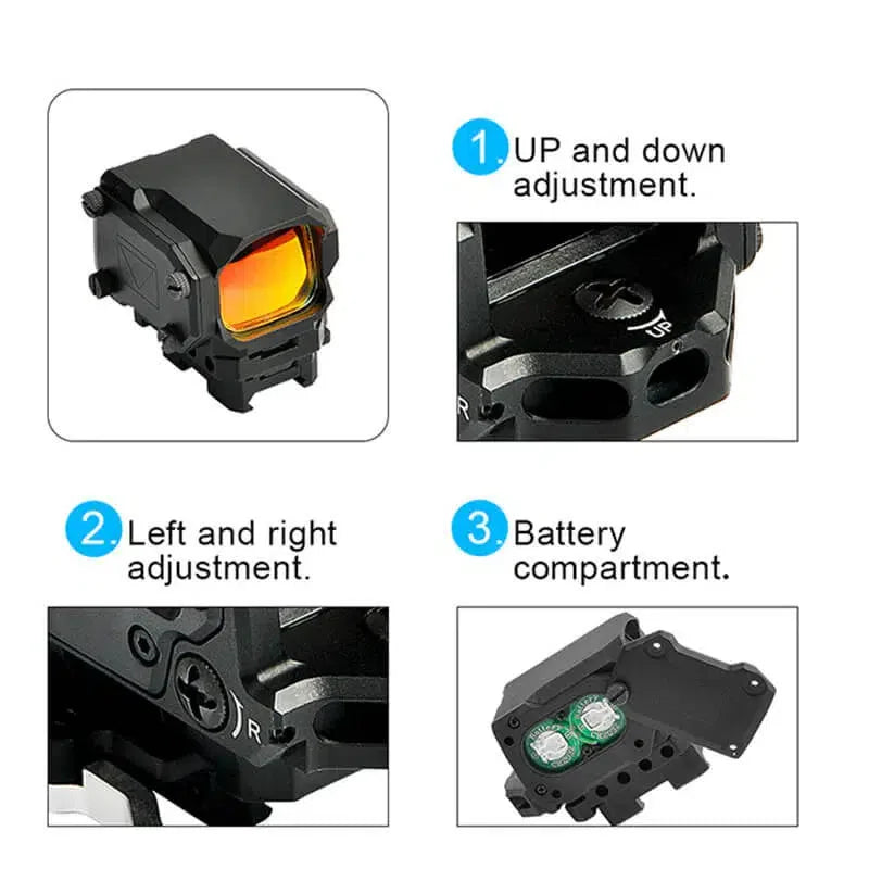 R1X Reflex Red Dot Optical Sight w/ IR Function QR Mount-m416gelblaster-m416gelblaster