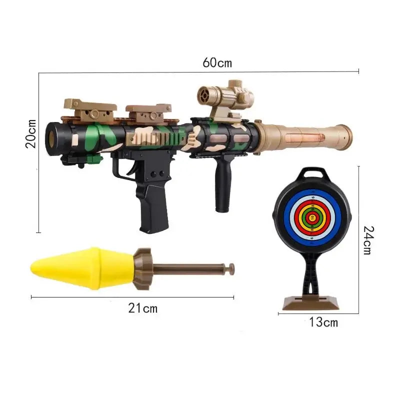 RPG EVA Foam Rocket Launcher Blaster with Light & Sound-m416gelblaster-m416gelblaster