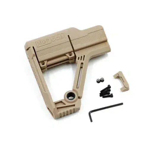 MGP CQB SBR Butt Stock for M4 AEG-m416gelblaster-tan-m416gelblaster