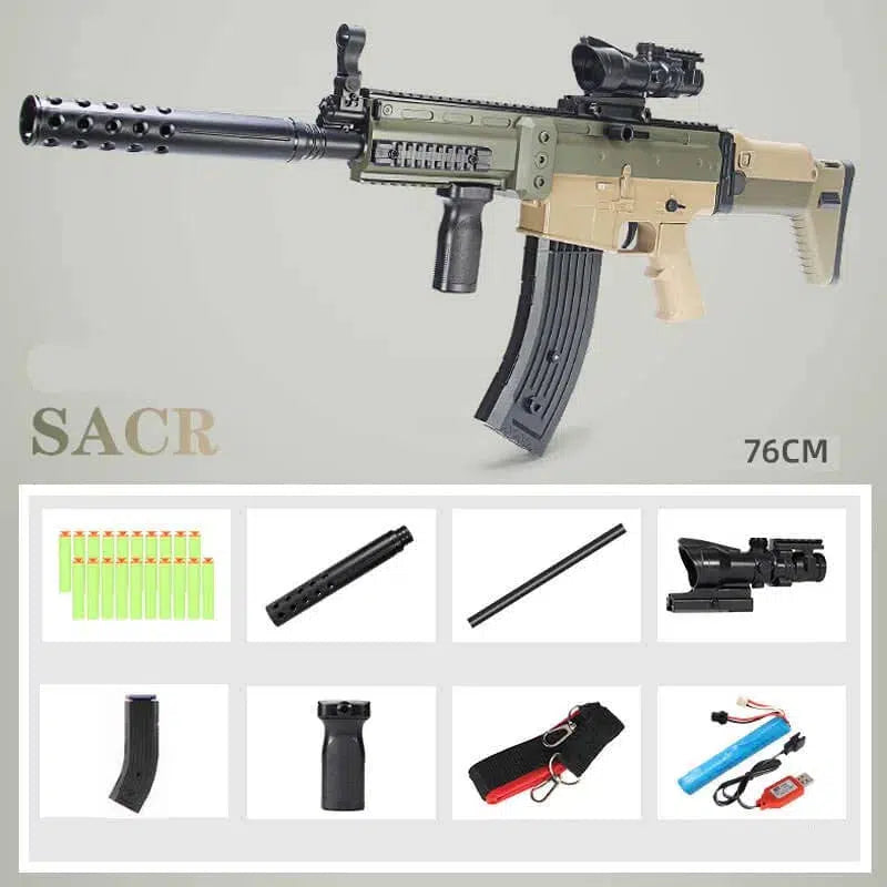 Electric Auto SCAR-H Foam Blaster-m416gelblaster-m416gelblaster