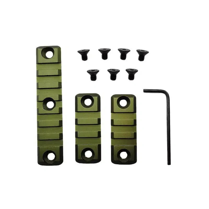 SMR 416 Handgurad Metal Rail Sections 3pcs-m416gelblaster-green-m416gelblaster