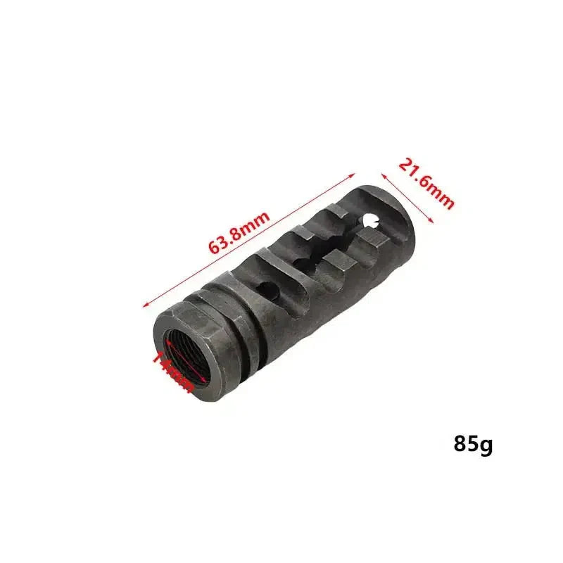 Shark Style Flash Hider 14ccw Muzzle Brake-m416gelblaster-m416gelblaster