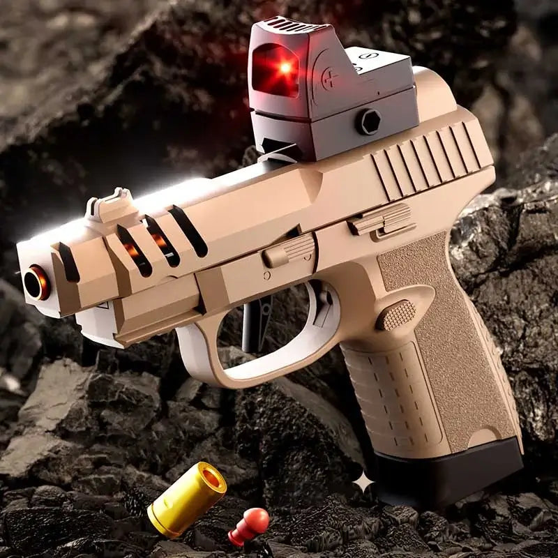 Sig P365 Soft Bullet Shell Eject Toy Gun Pistol-P320GelBlaster-tan-P320GelBlaster