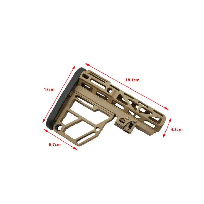 Injection Molding Nylon Skeleton Hollowed Lightweight Butt Stock-m416gelblaster-m416gelblaster