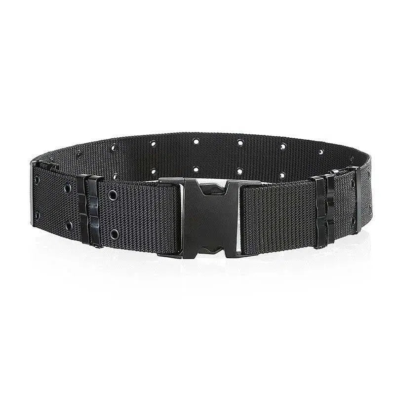 Tactical Belt Army Buckle Waistbelt Strap-clothing-Biu Blaster-black-Biu Blaster