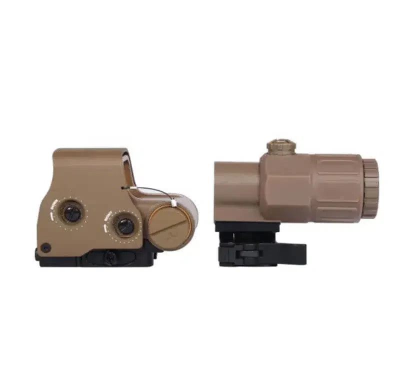 Tactical G33 3X Magnifier + 558 Red Dot Sight Set-m416gelblaster-tan-m416gelblaster