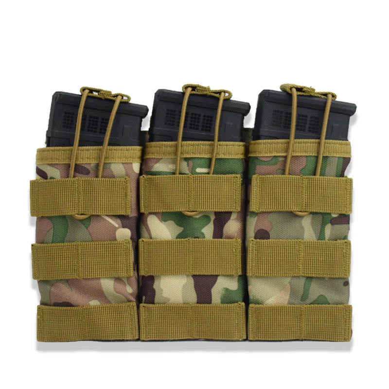 1000D Triple Toy Blaster Mag Pouch-P320GelBlaster-camouflage-P320GelBlaster