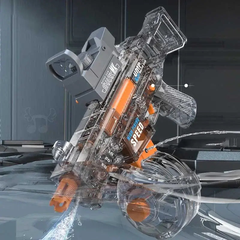 UMP45 Transparent Electric Water Gun Shoot with Light-m416gelblaster-m416gelblaster