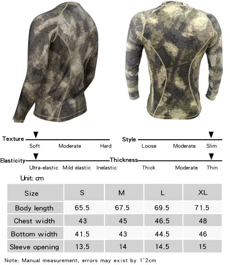 WST Camouflage PRO Tights Quick-Drying High Elastic Long-Sleeved T-shirt-clothing-Biu Blaster-Biu Blaster