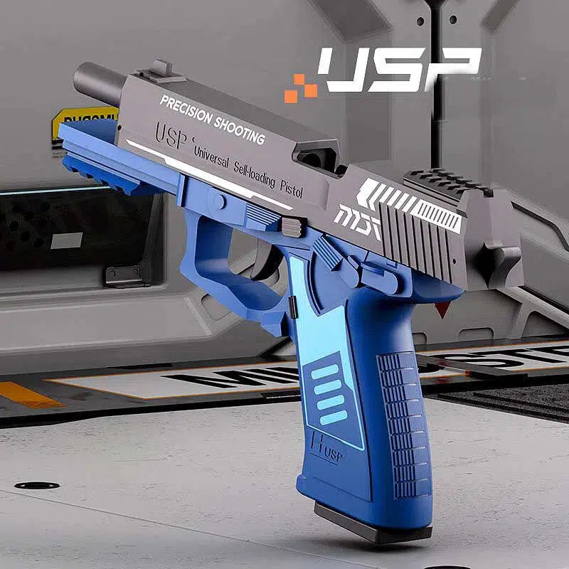 USP Semi-Auto Shell Ejecting Blaster Soft Bullet Toy Gun-m416gelblaster-m416gelblaster