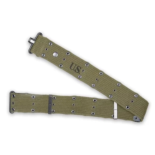 WW2 US Army M1936 Vintage Soldier Belt-clothing-m416gelblaster-green-P320GelBlaster