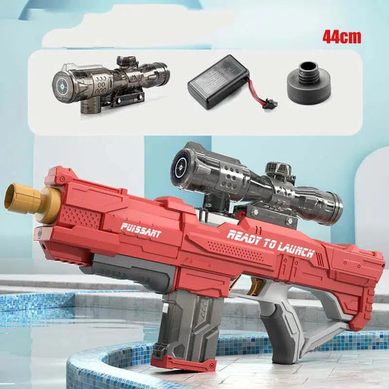 Electric Automatic Water Absorption Rifle Squirt Blaster-m416gelblaster-red-m416gelblaster