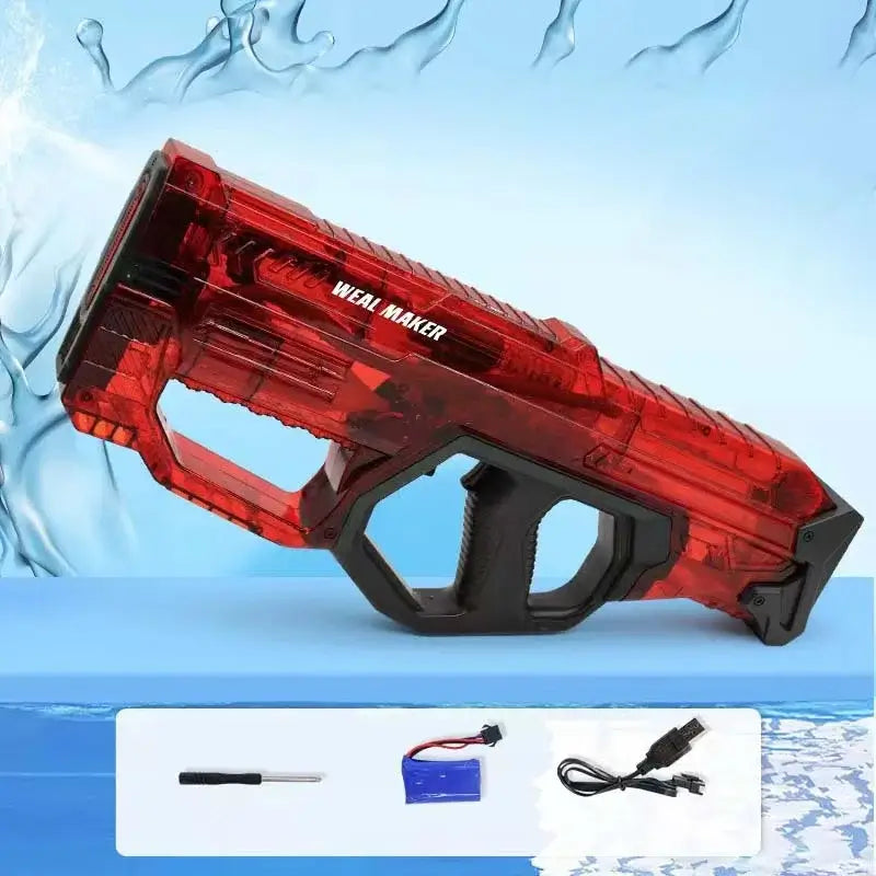 Whale 888 High Power Bullpup Water Squirting Toy Gun-m416gelblaster-red-m416gelblaster