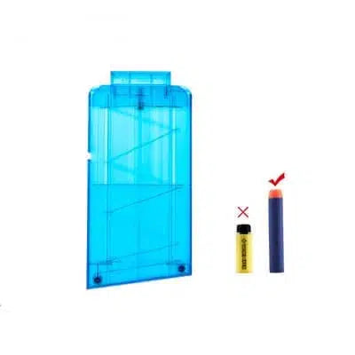 Worker 10 Short/Long Darts Magazine Clip 3 Colors-m416gelblaster-long dart blue-m416gelblaster