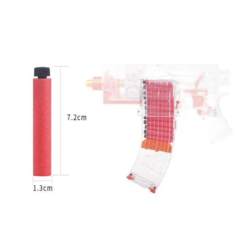 Worker Red-Black EVA Foam Darts w/ Soft Rubber Tip-nerf darts-Biu Blaster-Biu Blaster