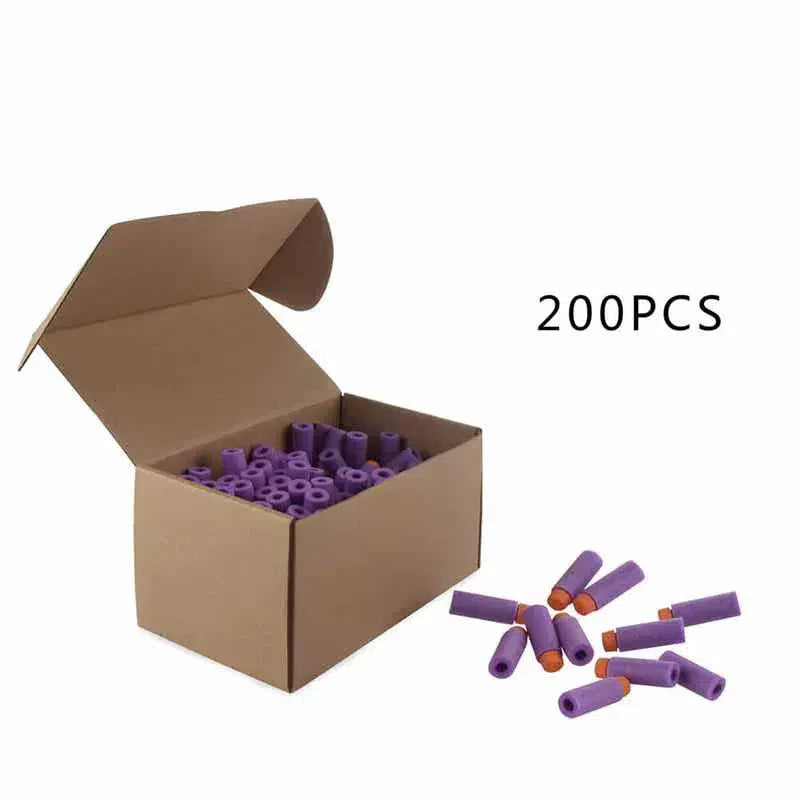 Worker Gen3 Stefan Short Darts 200pcs-nerf darts-Biu Blaster-purple-1pack-Biu Blaster