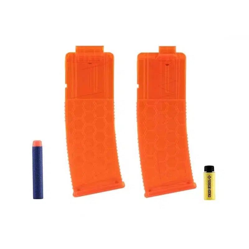 Worker Nerf Full/Half Length 15-Darts Homeycomb Magazine Clip-m416gelblaster-m416gelblaster