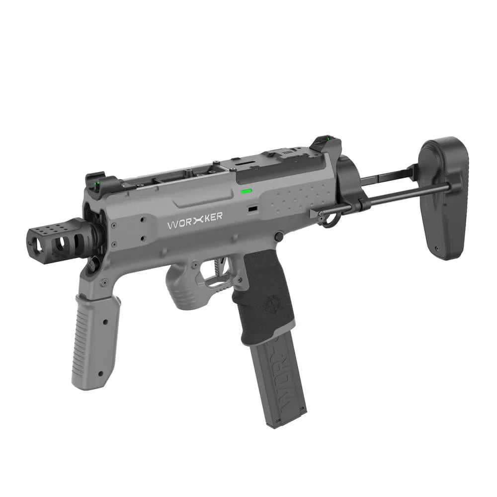 Worker Phoenix 2.0 Electric Dart Blaster-foam blaster-Biu Blaster-with mosfet-gray-Biu Blaster