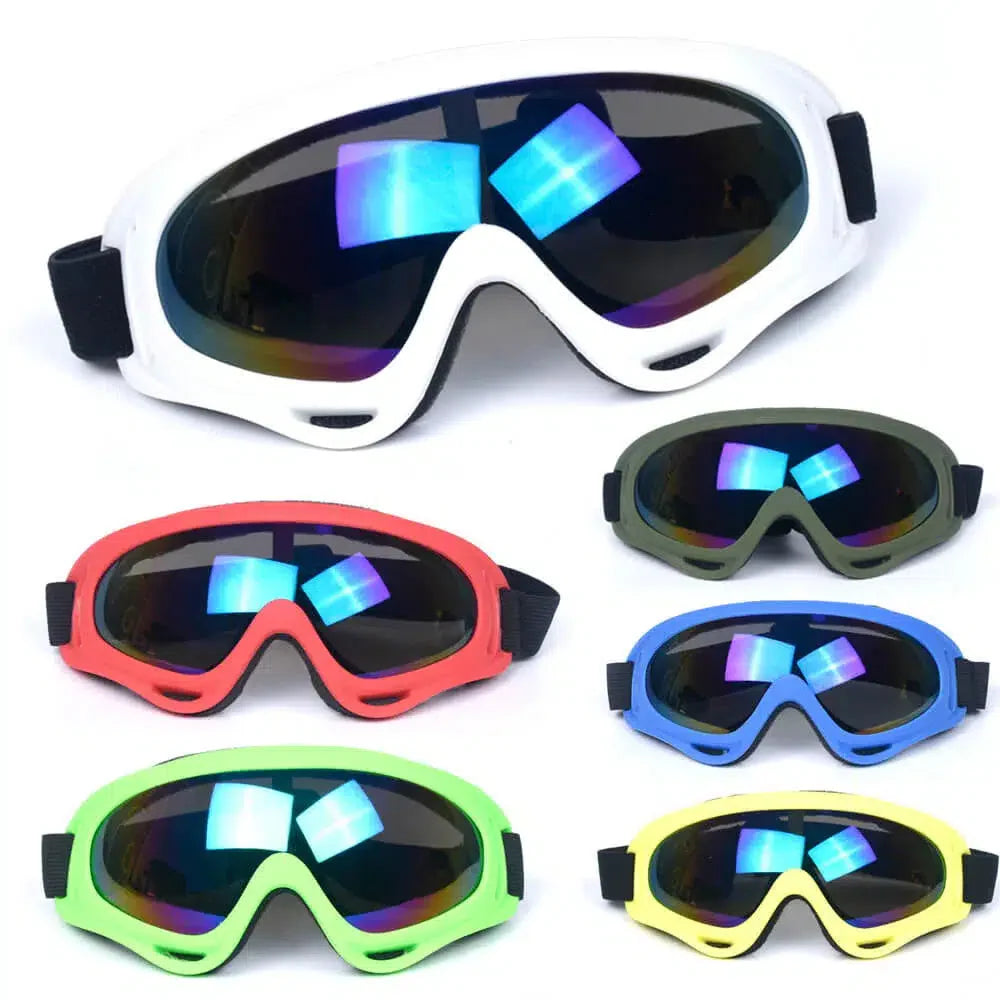 X400 Coloured Frame Hard Sports Safety Goggles-m416gelblaster-m416gelblaster