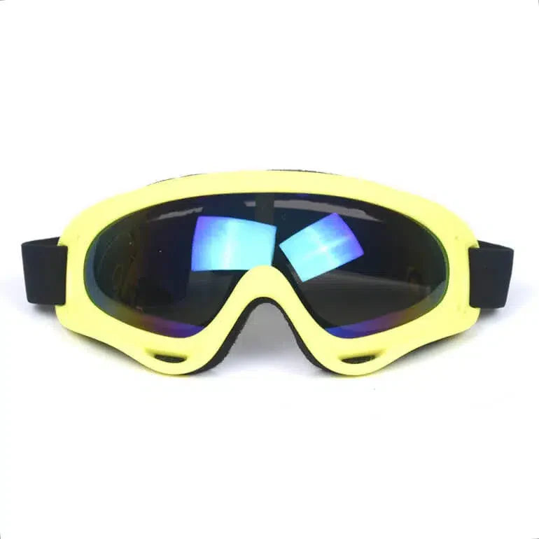 X400 Coloured Frame Hard Sports Safety Goggles-m416gelblaster-yellow-m416gelblaster