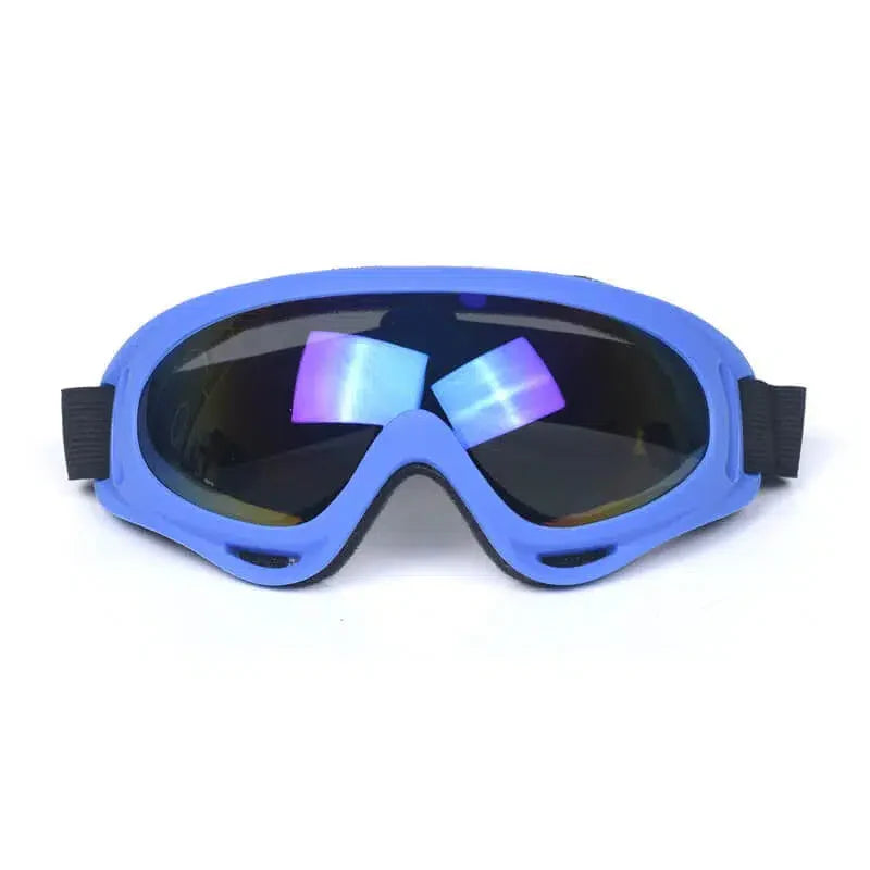 X400 Coloured Frame Hard Sports Safety Goggles-m416gelblaster-blue-m416gelblaster