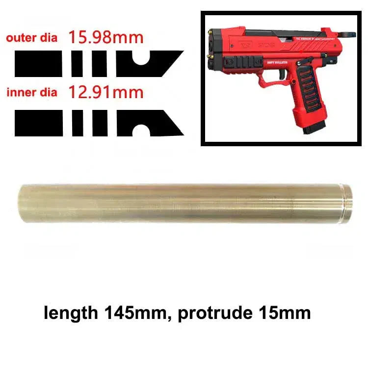 XS-908 Raptor Blaster Upgrade Parts-nerf part-Biu Blaster-145mm barrel-Biu Blaster