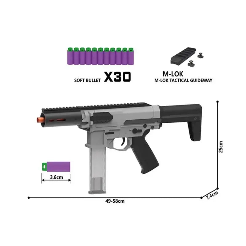 Zius BK-2S Nerf AEG Electric Auto Blaster (pre order)-m416gelblaster-m416gelblaster