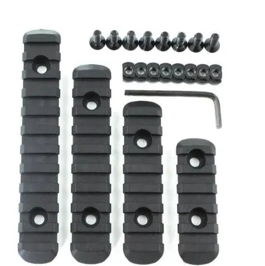 MOE Nylon Rail Set for Keymod or M-lok-m416gelblaster-M-lok black-m416gelblaster