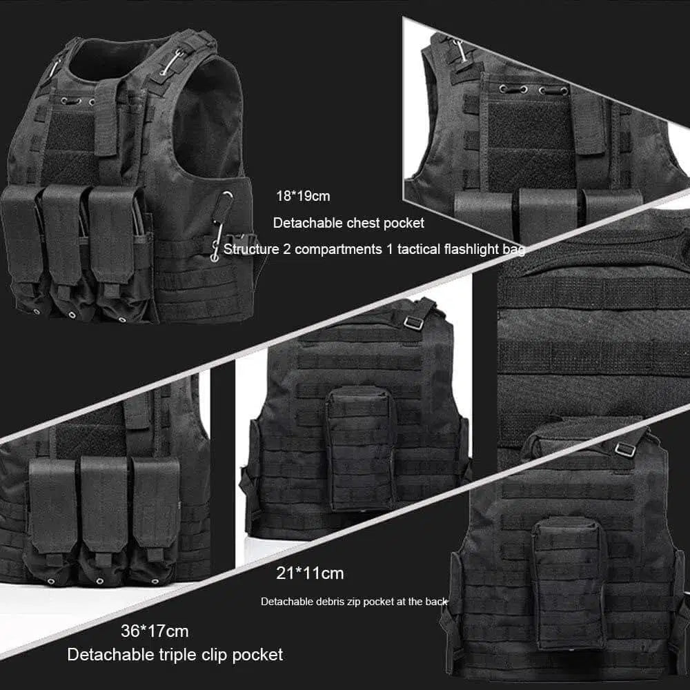 Multifunction Lightweight Molle Amphibious Tactical Vest-玩具/游戏-Biu Blaster-Biu Blaster