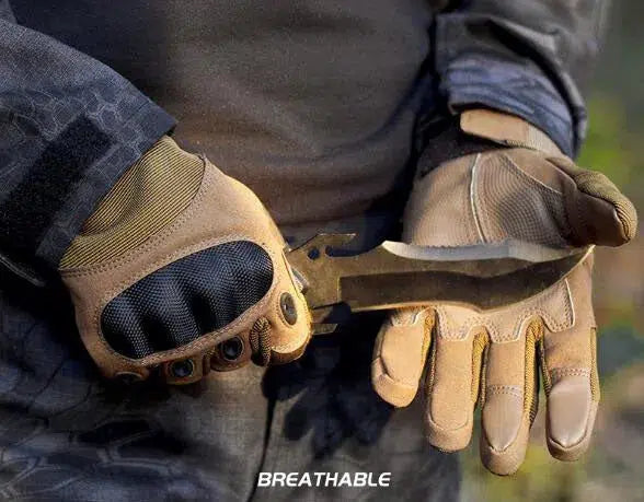 B8 Touch Screen Anti-Skid Hard Knuckle Full Finger Tactical Gloves-clothing-Biu Blaster-Biu Blaster