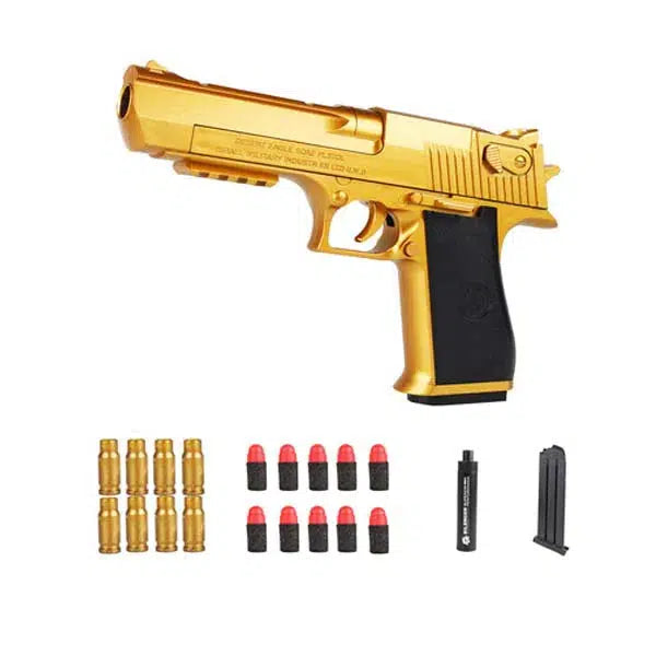 Gold Desert Eagle Manual Action Shell Ejecting Toy Gun-m416gelblaster-m416gelblaster