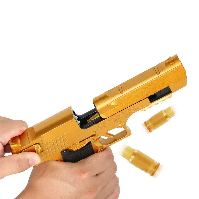 Gold Desert Eagle Manual Action Shell Ejecting Toy Gun-m416gelblaster-m416gelblaster