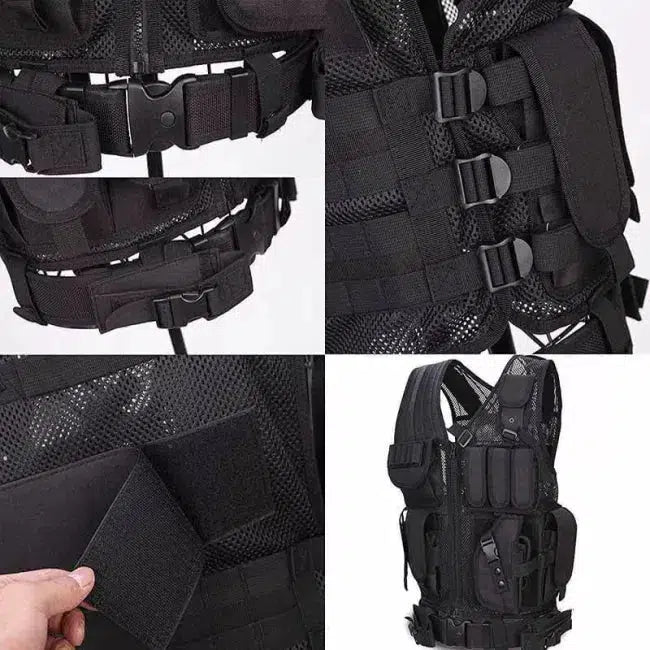 Multi-Pocket SWAT Tactical Vest-玩具/游戏-Biu Blaster-Biu Blaster