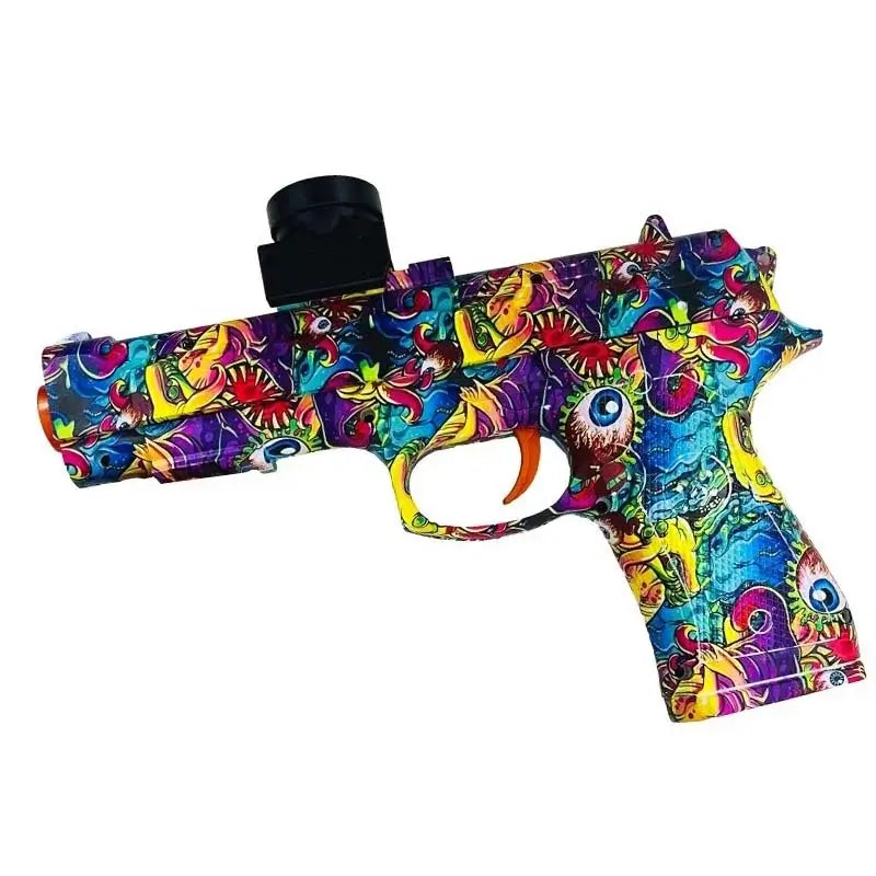 Electric Desert Eagle Water Bomb Gel Ball Blaster-m416gelblaster-blue graffiti-P320GelBlaster