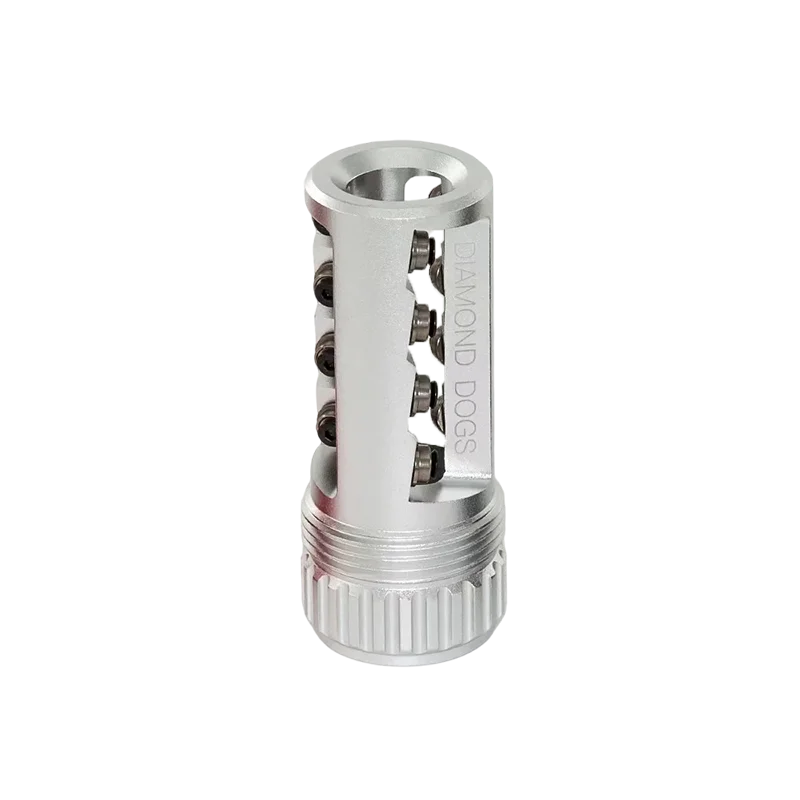 M3 Low Resistance CNC Nerf Bearing SCAR Barrel with Thread-m416gelblaster-silver-P320GelBlaster