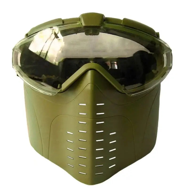 Dustproof Anti-fog Tactical Full Face Goggle Mask-玩具/游戏-m416gelblaster-tan-P320GelBlaster