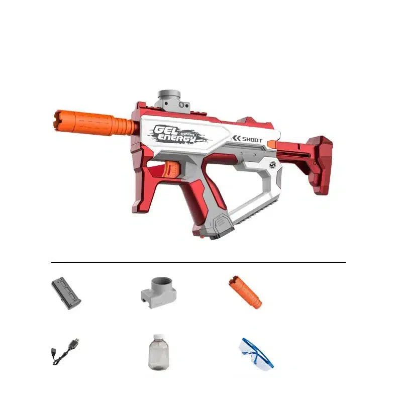 Gel Strike Energy Electric Hopper-Fed Gel Ball Blaster-m416gelblaster-red-m416gelblaster