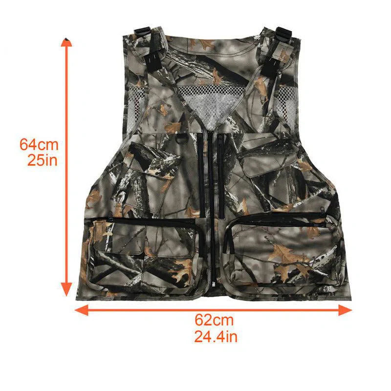 Outdoor Hunting Versatile Camuflage Men CS Cotton Camouflage Tactical Vest Training Field Equipment-tactical gears-Biu Blaster-Uenel