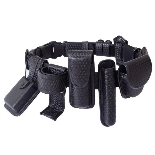 10-in-1 Police Security Utility Duty Belt Rig with Pouches-P320GelBlaster-M-P320GelBlaster