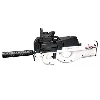 RQ P90 Gel Blaster Electirc Splatter Ball Gun with Multiple Skins-m416gelblaster-white-m416gelblaster