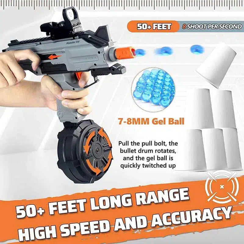 Sembylon Uzi Gel Ball Blaster with Rotary Drum-m416gelblaster-m416gelblaster