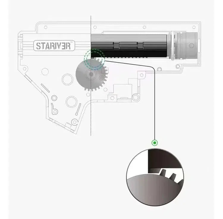 KPG 3.0 Lightweight High Speed Piston with CNC Ladder-m416gelblaster-m416gelblaster