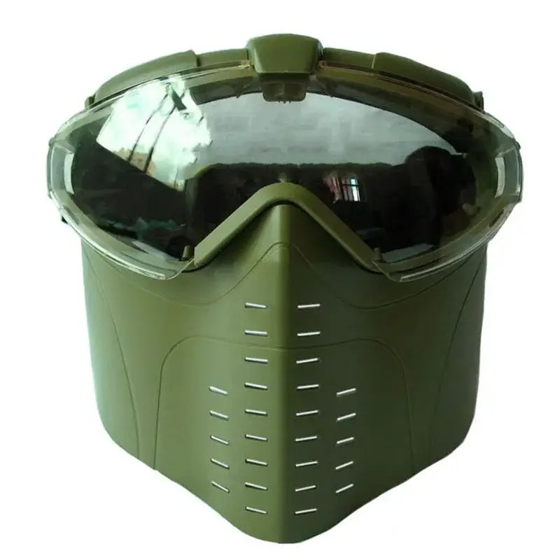 Dustproof Anti-fog Tactical Full Face Goggle Mask-玩具/游戏-m416gelblaster-green-P320GelBlaster